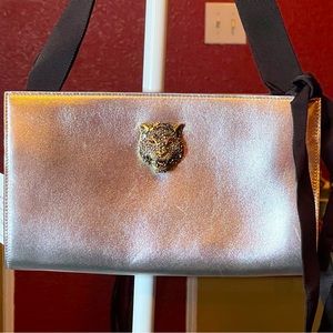 Beautiful AUTHENTIC “Gucci” Silver Handbag.